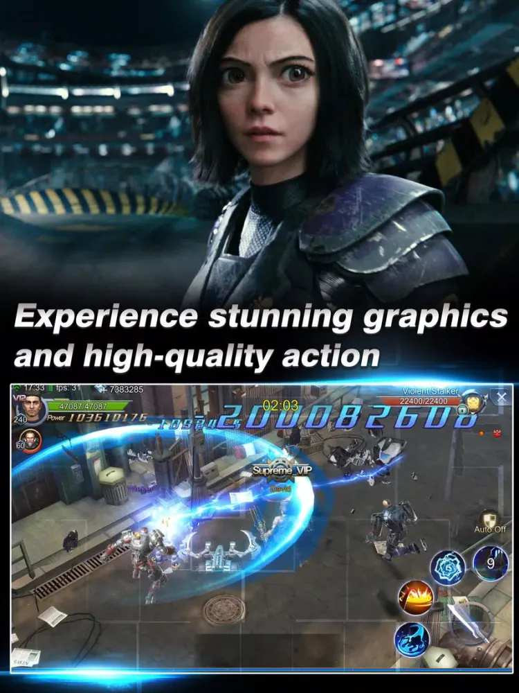 Alita: Battle Angel – The Game iPad  Screenshots