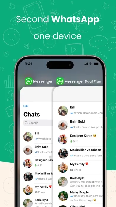 Dual WhatsApp Messenger Plus應用截圖