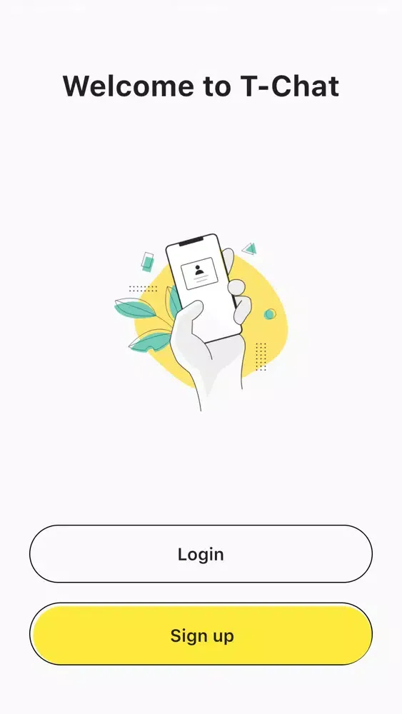 Tangkapan skrin TChat