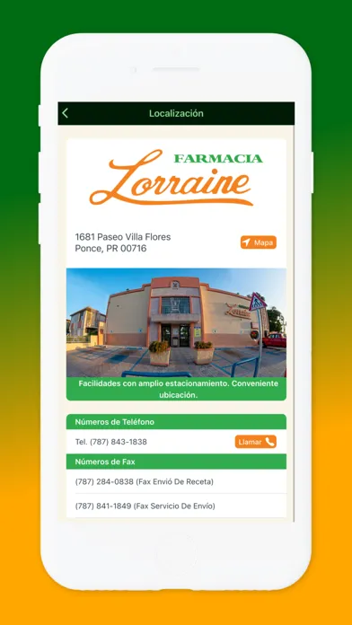 Zrzuty ekranu Farmacia Lorraine