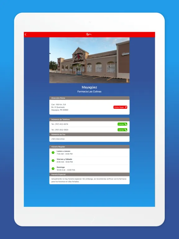 Скриншоты Farmacia Las Colinas iPad 