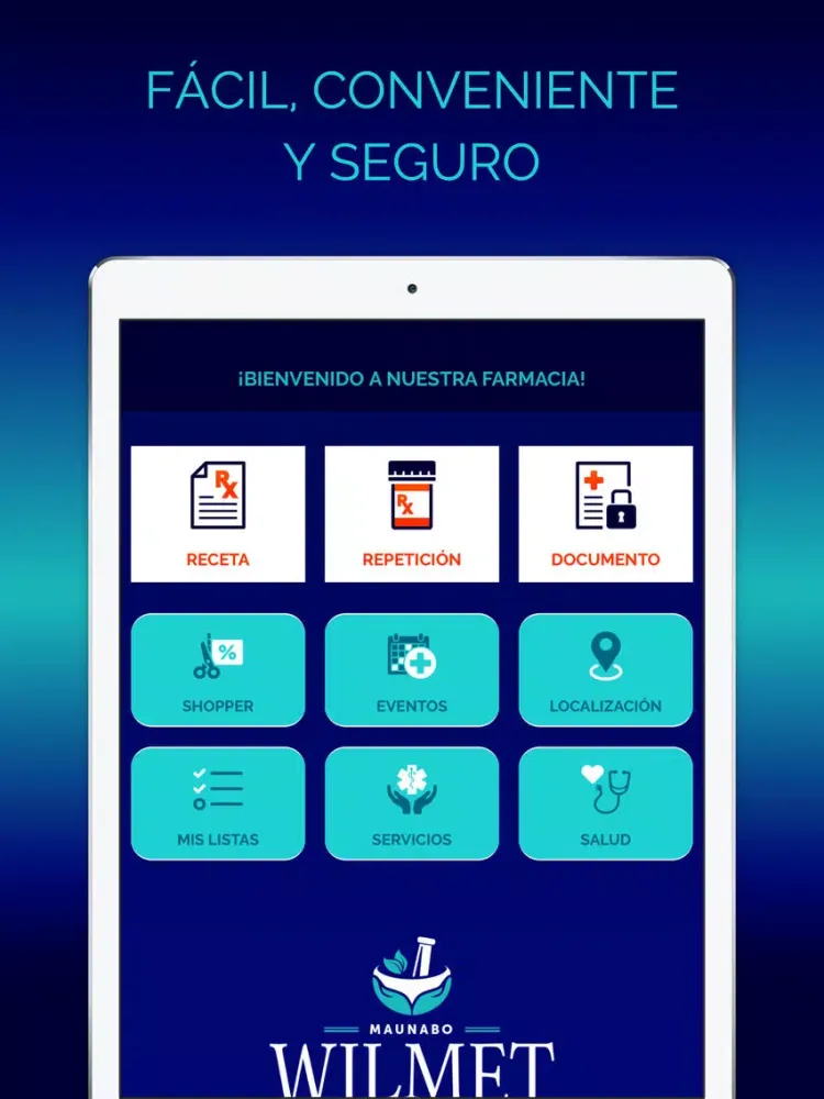 Zrzuty ekranu Farmacia Wilmet (Coopharma) iPad 