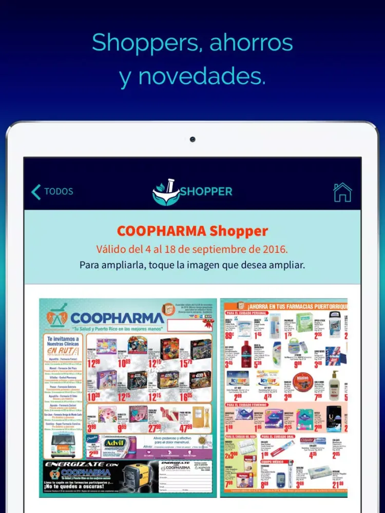 Zrzuty ekranu Farmacia Wilmet (Coopharma) iPad 