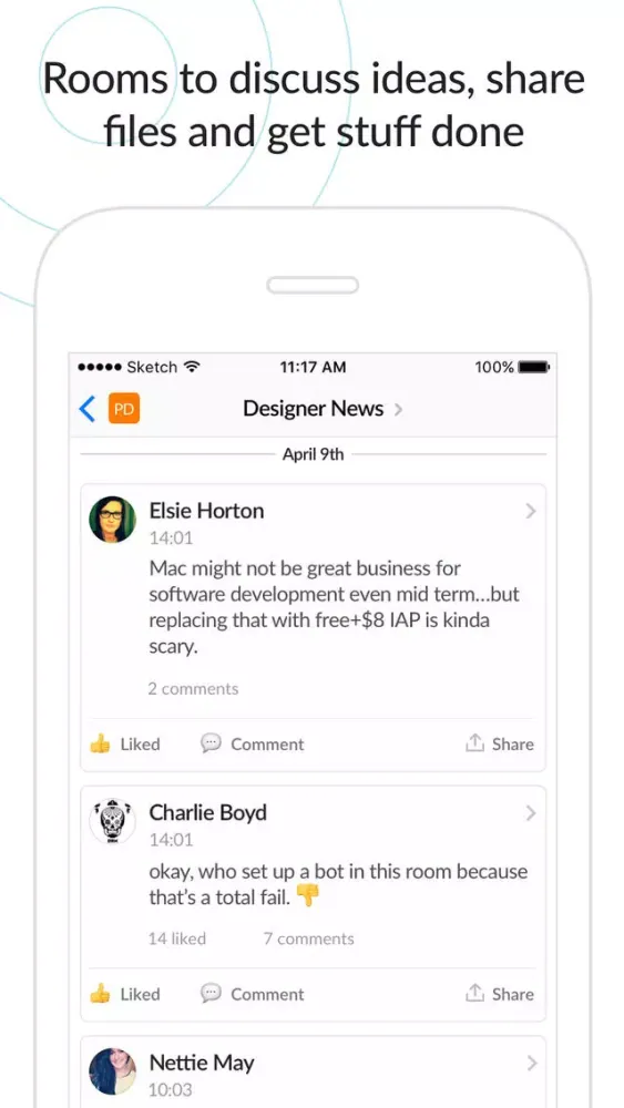 Kore.ai for BlackBerry Screenshots