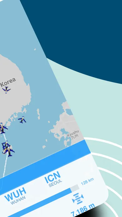 Tangkapan skrin Tracker for Korean Air