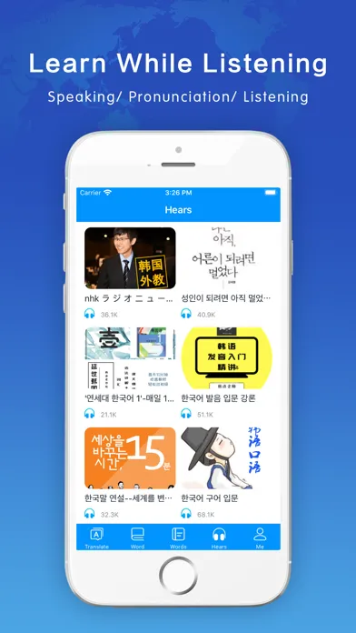 Ảnh chụp màn hình của Learn Korean-learn language