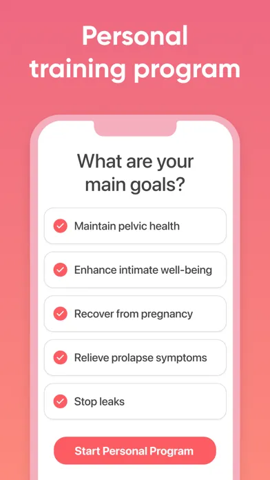Zrzuty ekranu Pelvic Gym: Kegel Trainer