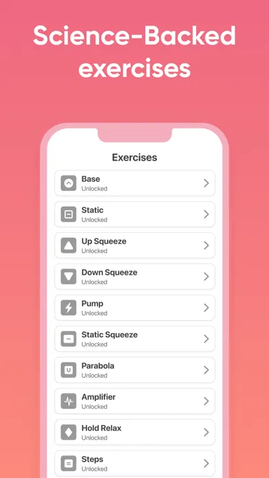 Zrzuty ekranu Pelvic Gym: Kegel Trainer