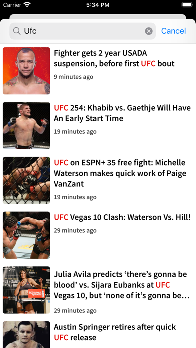 MMA News - UFC News - Bellator应用截图