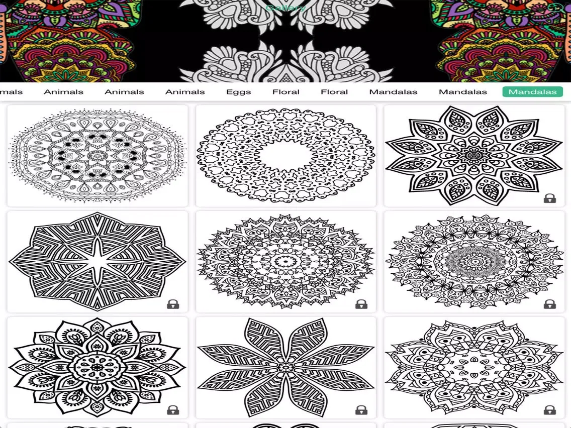 ColorfulDude - Coloring Book for Adults iPad  スクリーンショット