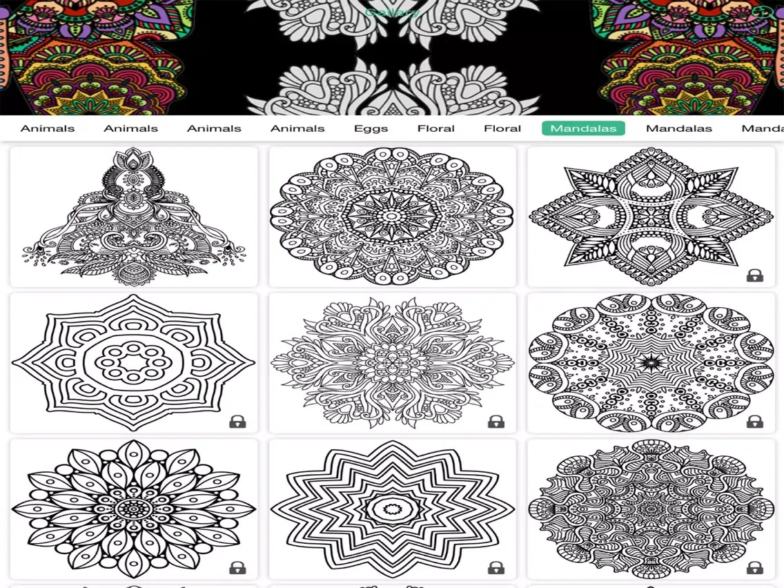 ColorfulDude - Coloring Book for Adults iPad  スクリーンショット