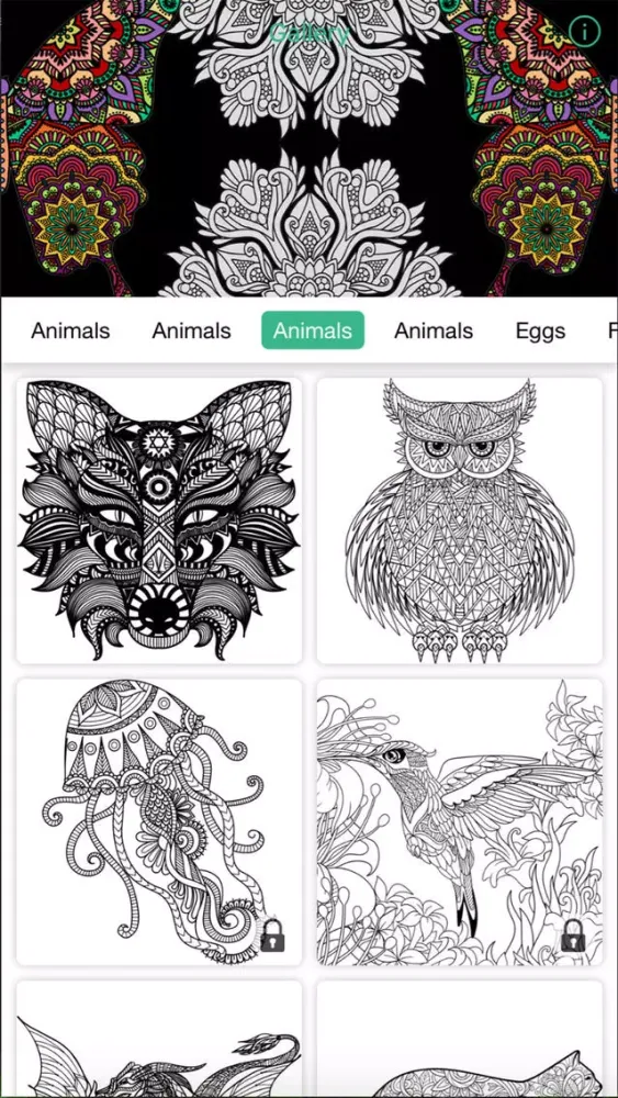 ColorfulDude - Coloring Book for Adults スクリーンショット