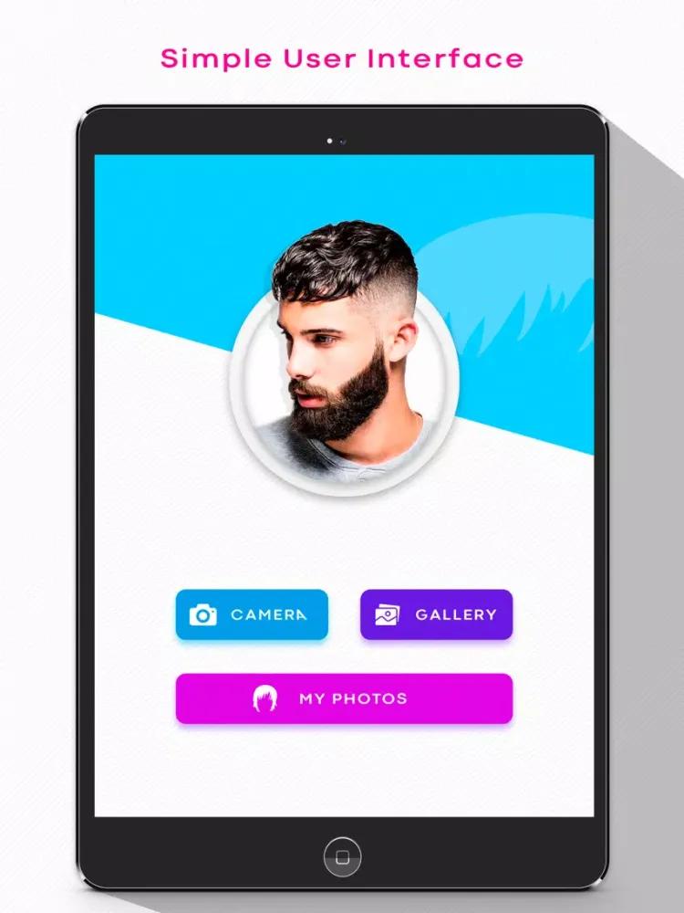 Скриншоты Men's Hair -Hair Style Changer iPad 