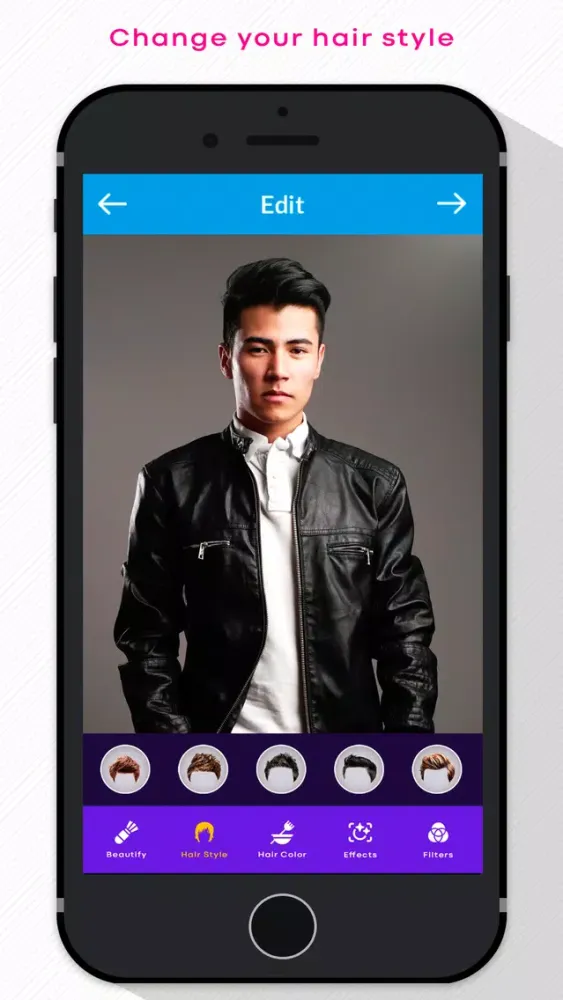 Скриншоты Men's Hair -Hair Style Changer