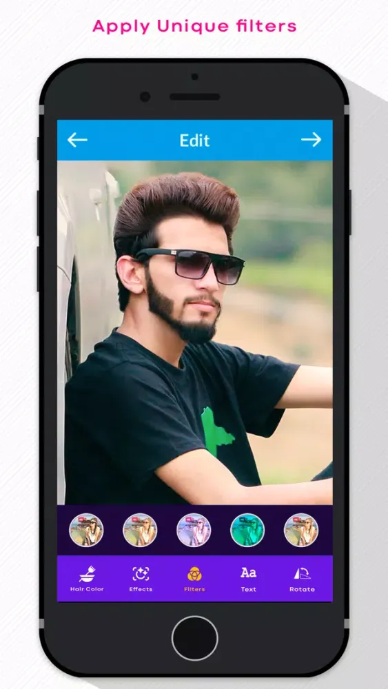 Скриншоты Men's Hair -Hair Style Changer