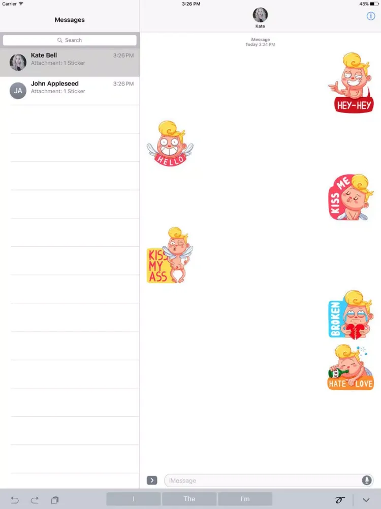 Capturas de pantalla de Funny Kids Love Emoji iPad 