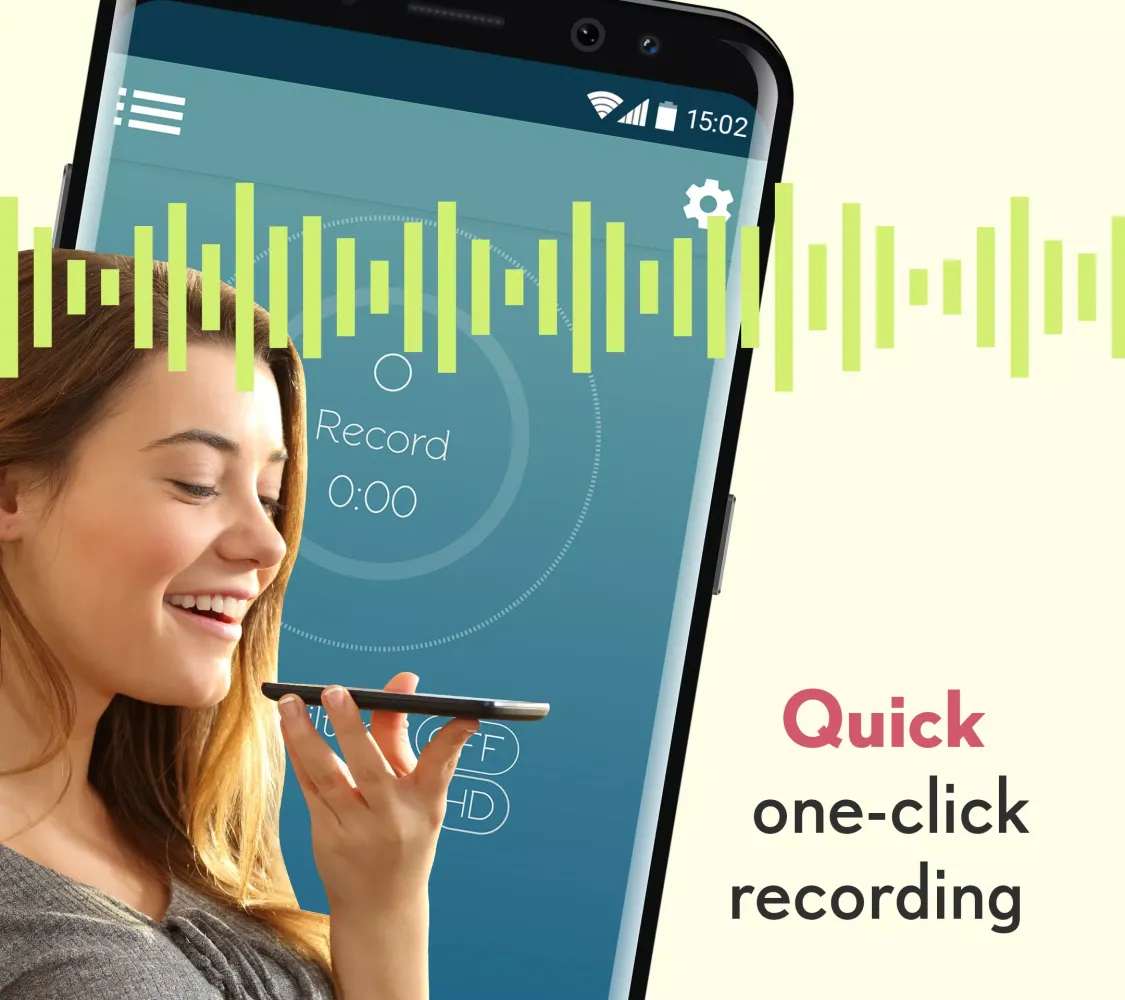 Tangkapan layar Voice Recorder: Memos & Audio