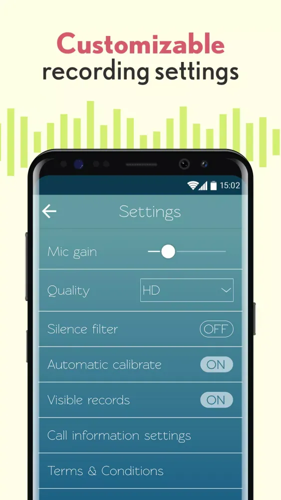 Tangkapan layar Voice Recorder: Memos & Audio