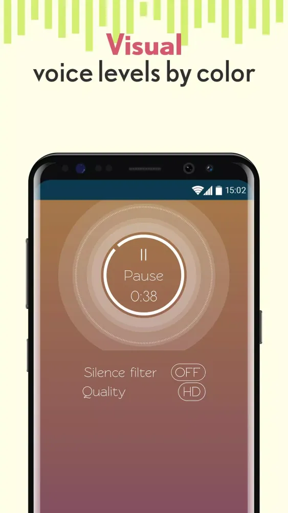 Tangkapan layar Voice Recorder: Memos & Audio