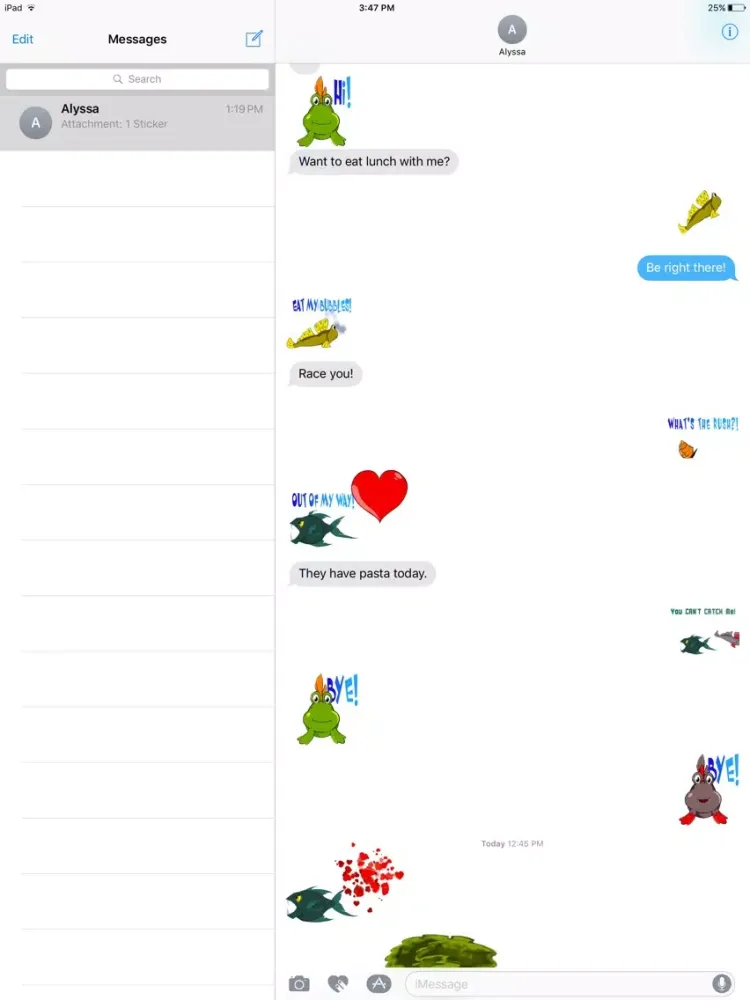 Mudskipper: Sticker Pack iPad  স্ক্রিনশট