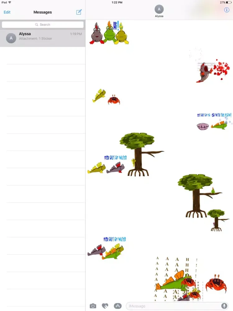Mudskipper: Sticker Pack iPad  স্ক্রিনশট