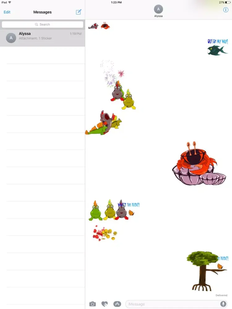 Mudskipper: Sticker Pack iPad  স্ক্রিনশট