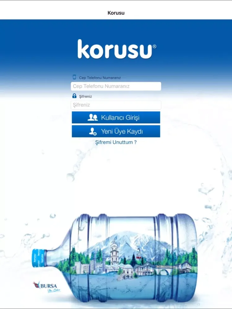 Korusu Mobil iPad  Screenshots