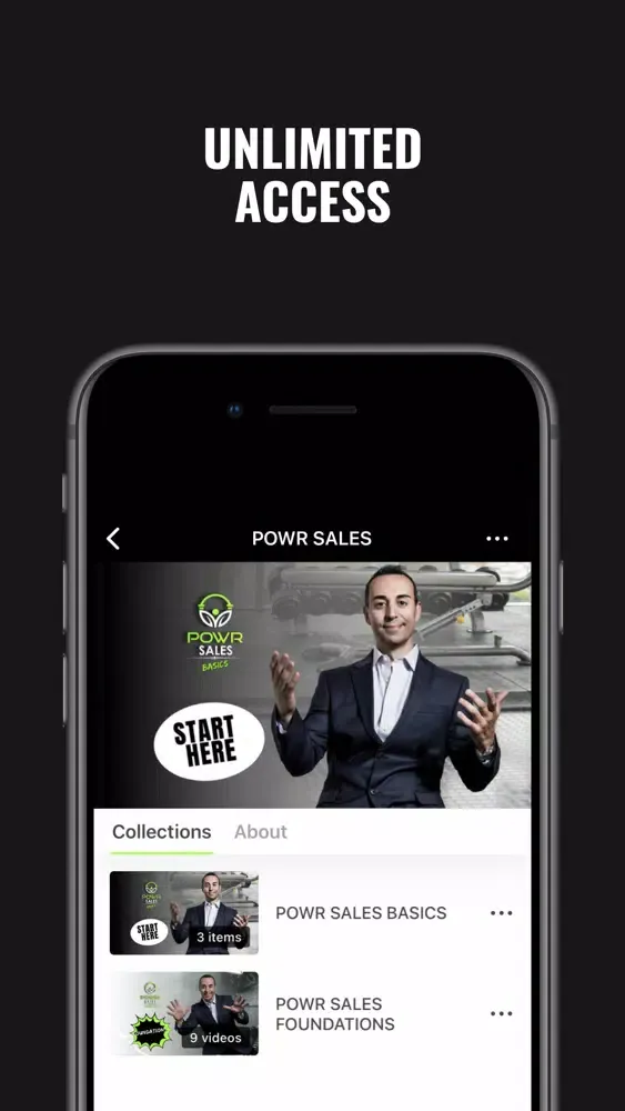 Capturas de tela do POWR Sales