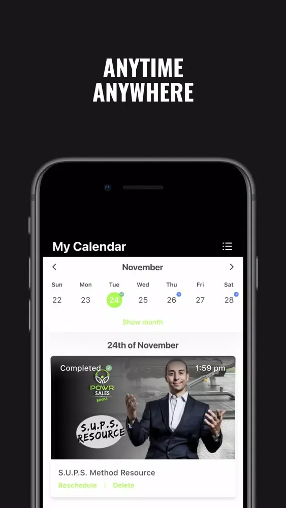 Capturas de tela do POWR Sales