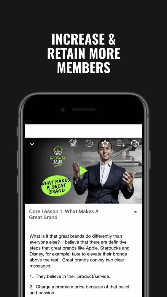 Capturas de tela do POWR Sales
