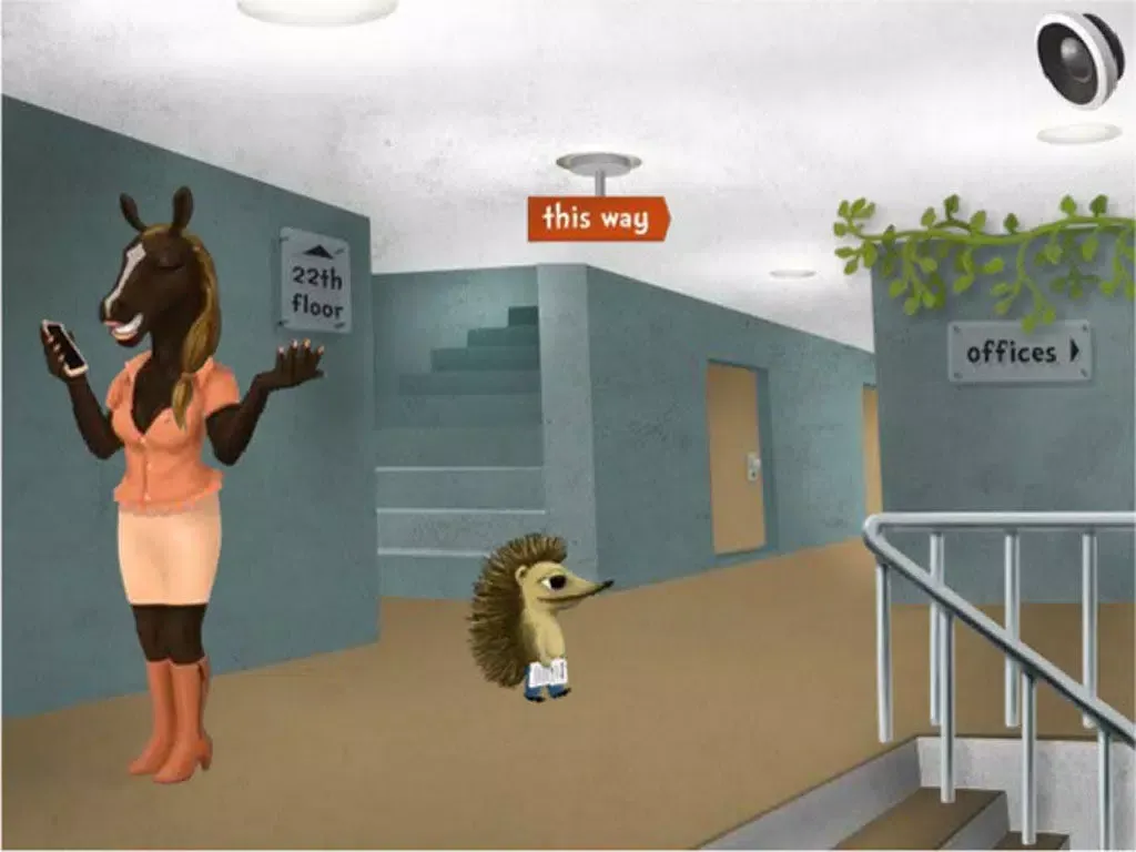 Animal Office - hedgehog adventure iPad 应用截图