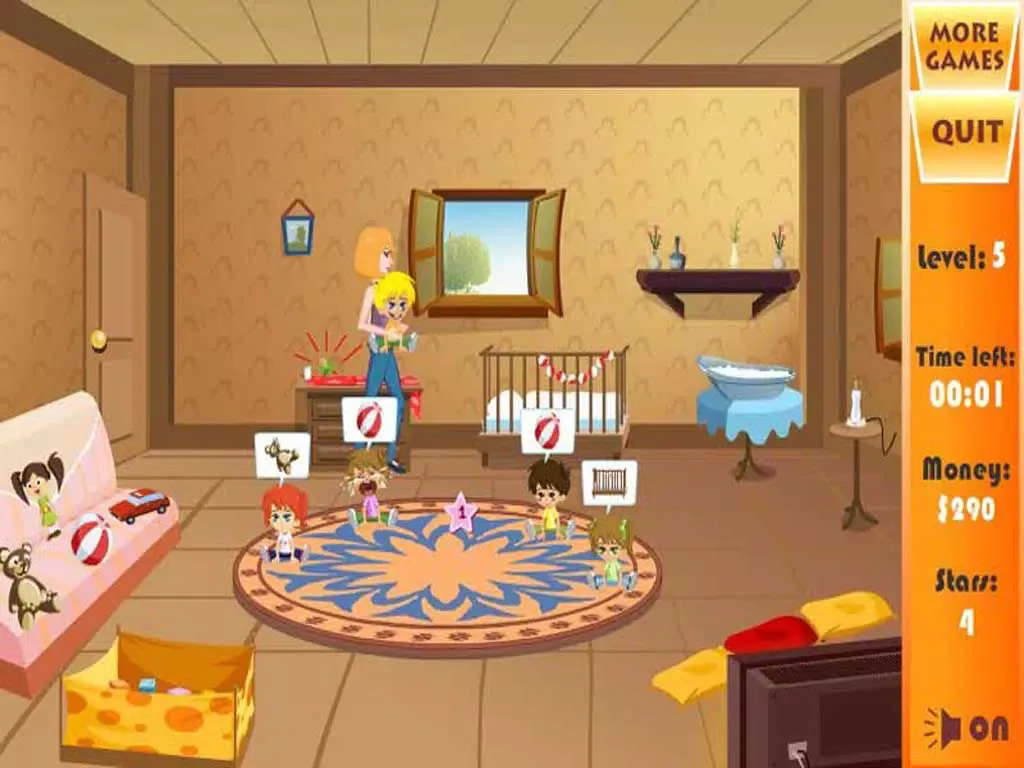 Busy Babysitter - Baby Care Challenge iPad 应用截图