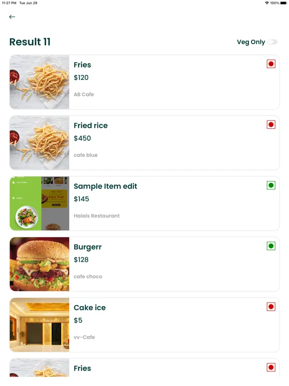 Screenshot di Kosher Eats iPad 