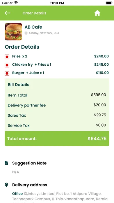 Screenshot di Kosher Eats