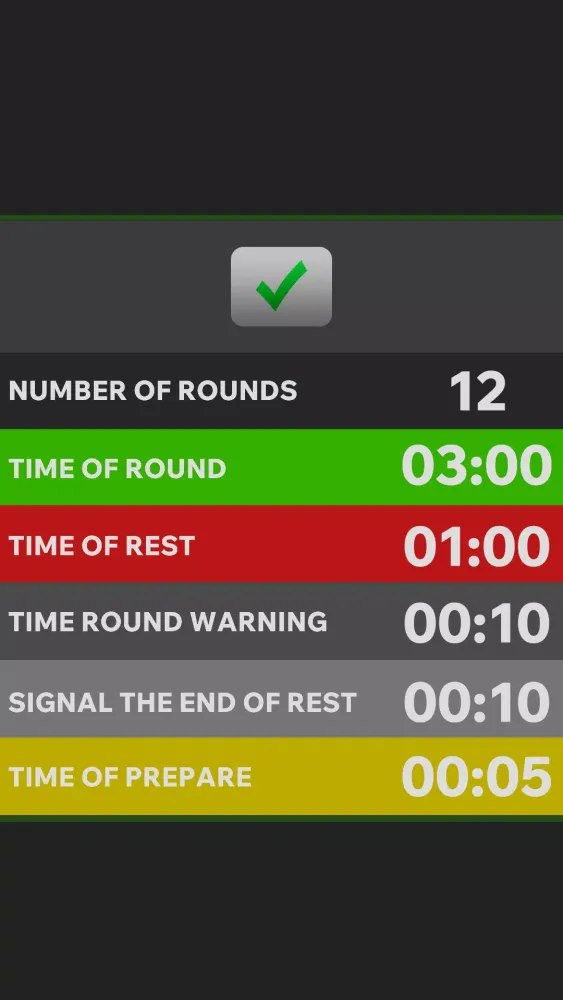 Capturas de pantalla de Boxing Interval Timer