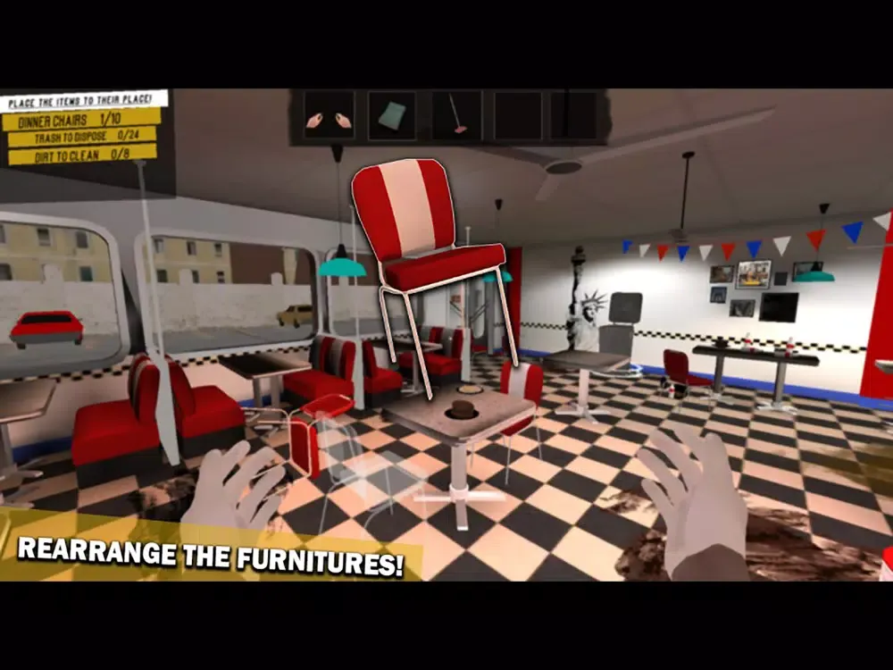 Capturas de tela do Cleaning Simulator iPad 
