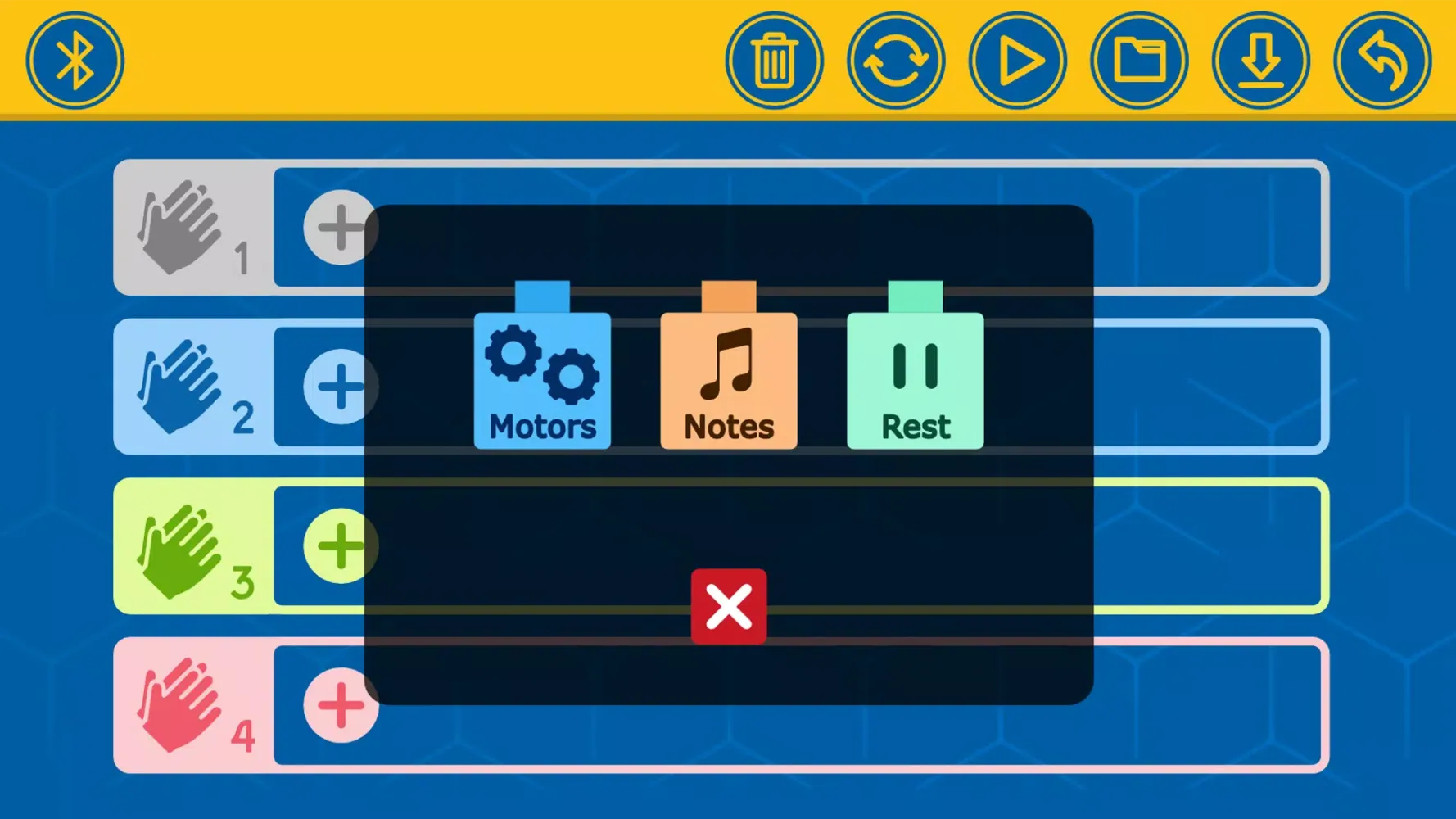 Captures d'écran de Super Sphere Code+Control App