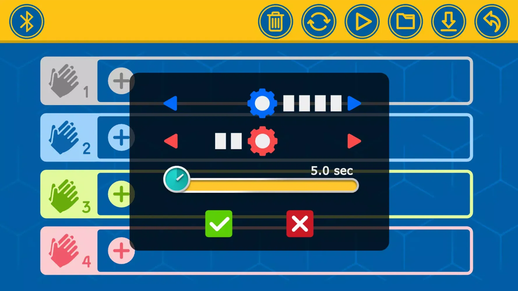Captures d'écran de Super Sphere Code+Control App