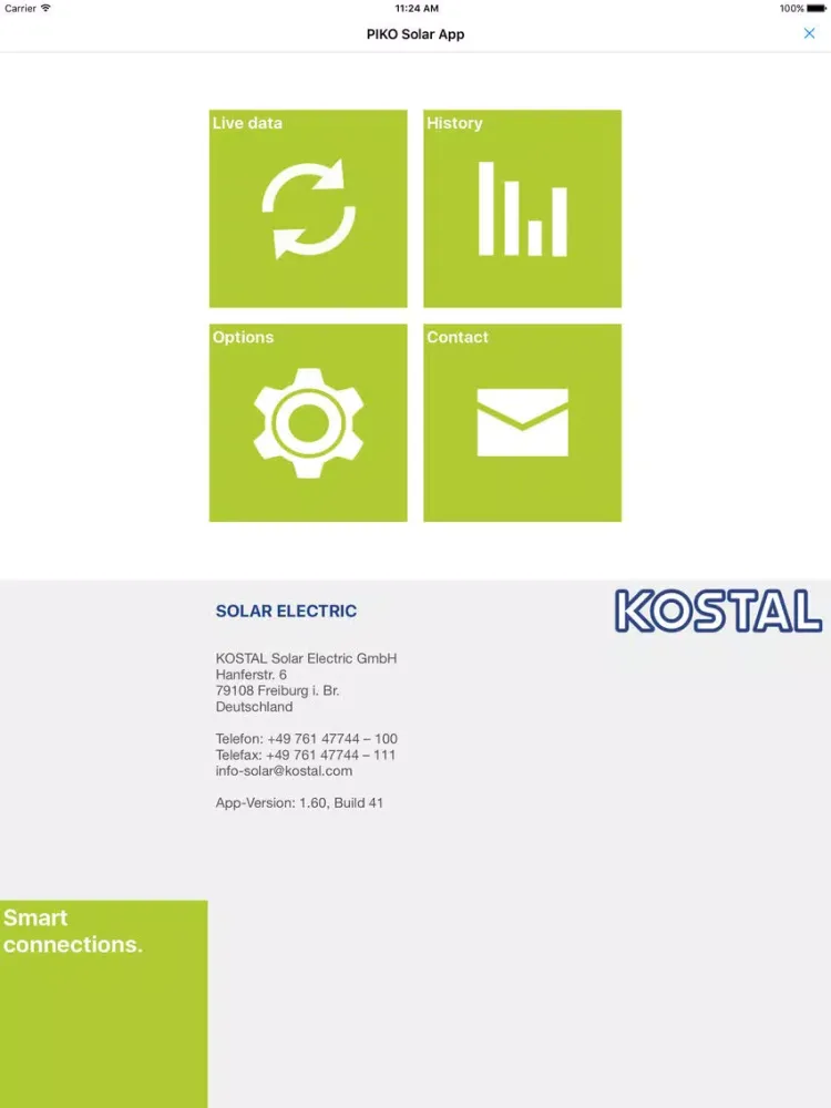 KOSTAL - PIKO Solar App iPad 应用截图
