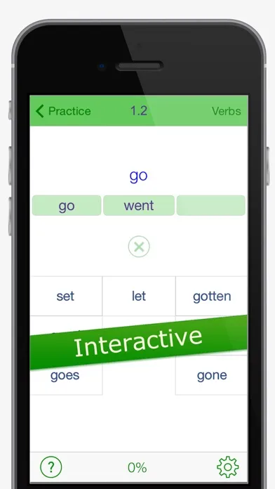 Zrzuty ekranu English Irregular Verbs game - the fast and easy way to learn verbs