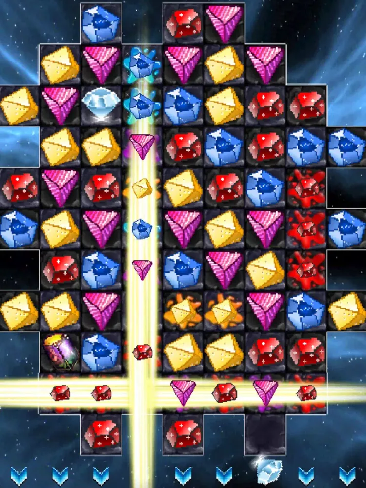 Tangkapan layar Asteroids Mining Saga iPad 