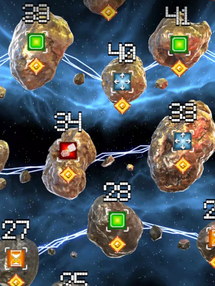 Tangkapan layar Asteroids Mining Saga iPad 
