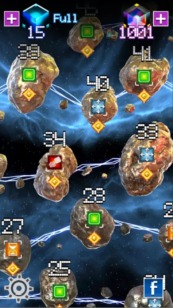 Tangkapan layar Asteroids Mining Saga