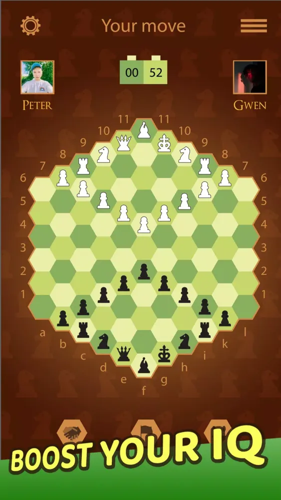 Ảnh chụp màn hình của Hexagonal - Chess Variants