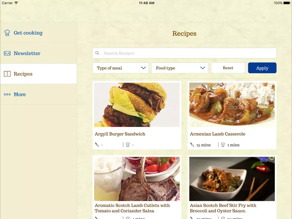 Capturas de tela do Perfect Steaks and Roasts - Quality Meat Scotland iPad 