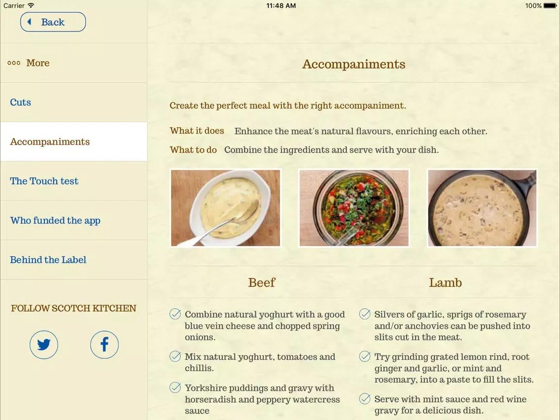 Capturas de tela do Perfect Steaks and Roasts - Quality Meat Scotland iPad 