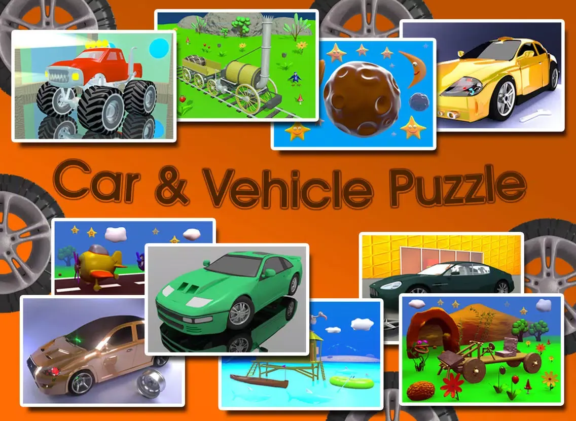 Car and Vehicle puzzle iPad  스크린샷