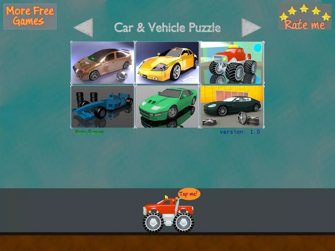 Car and Vehicle puzzle iPad  스크린샷