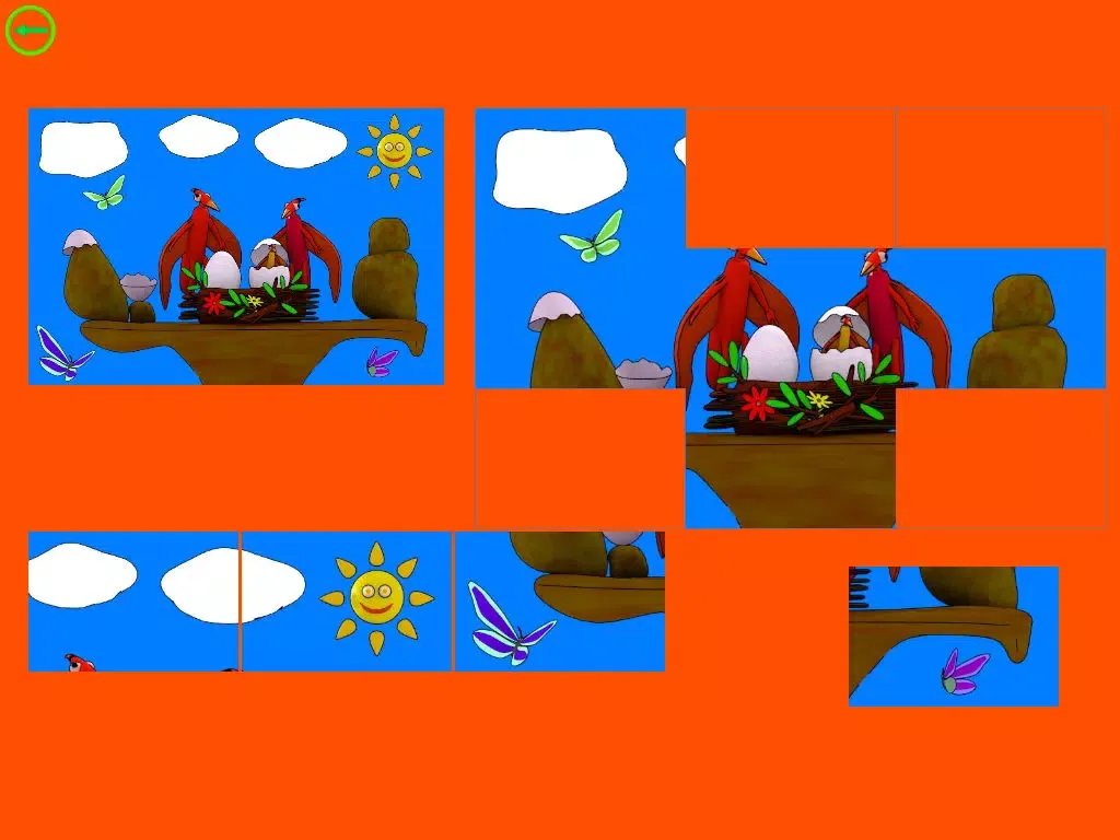 Captures d'écran de Cartoon Dinosaur Puzzle iPad 