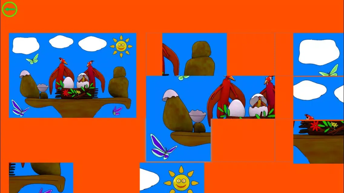 Captures d'écran de Cartoon Dinosaur Puzzle